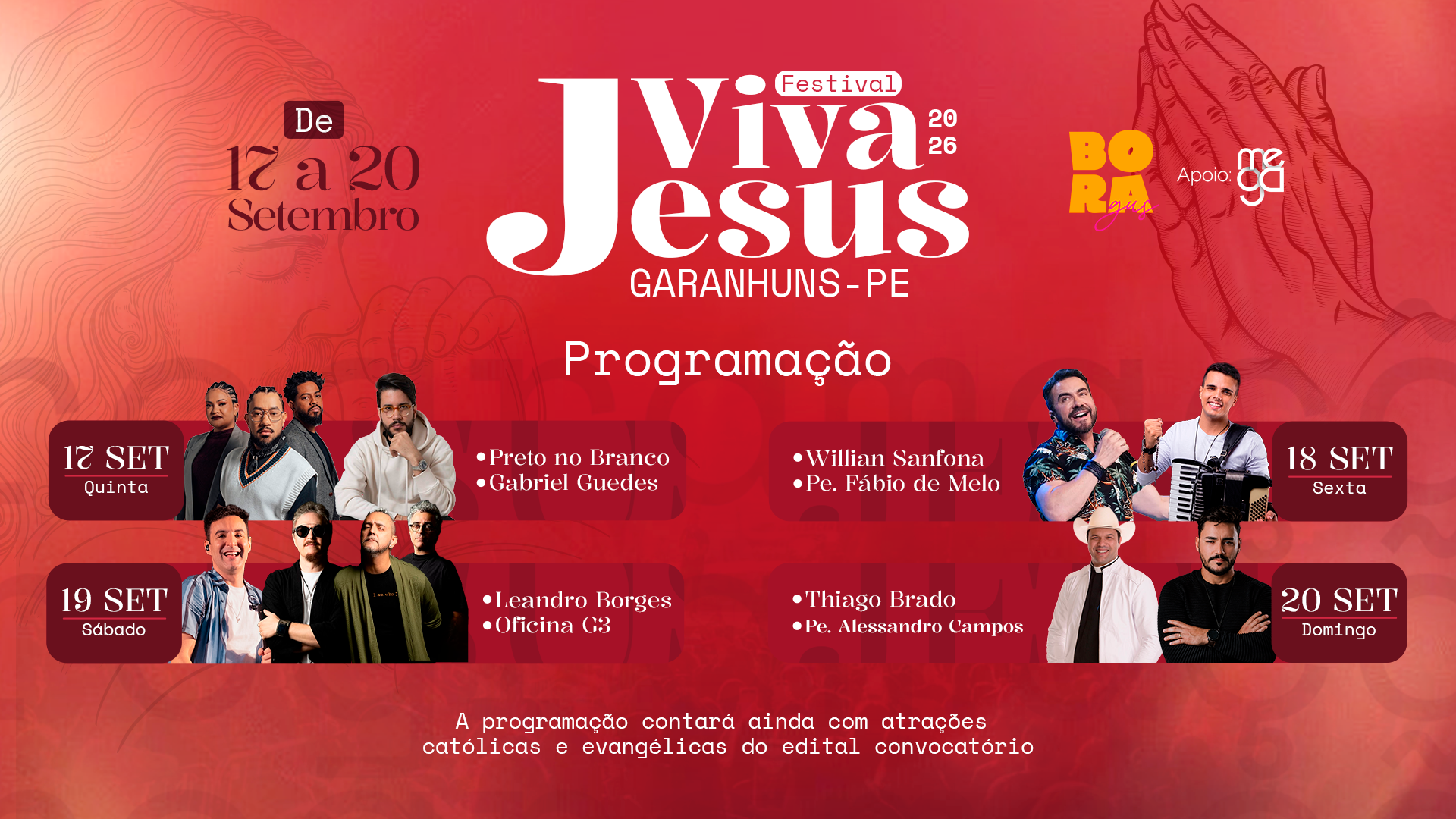 Viva Jesus — 17 a 20 de setembro de 2026